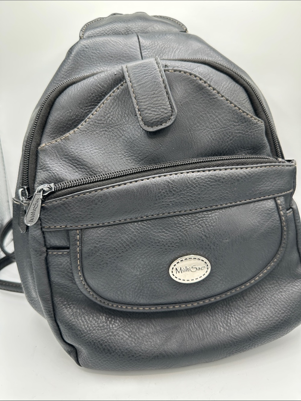 MultiSac black convertible backpack sling handbag